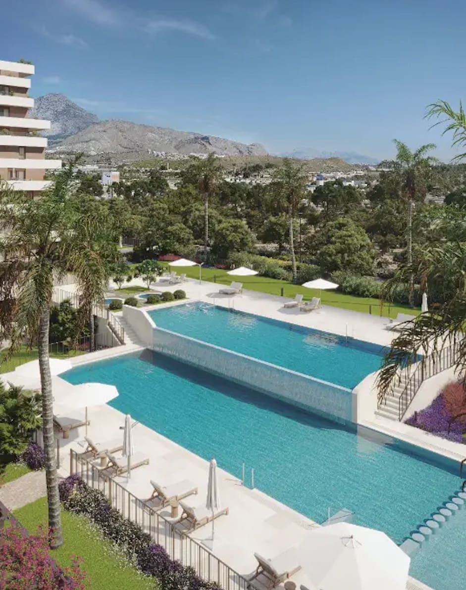 3 makuuhuone Huoneisto myytävänä paikassa La Villajoyosa / Vila Joiosa mukana uima-altaan 
autotalli - 520 000 € (Ref: 8940356)