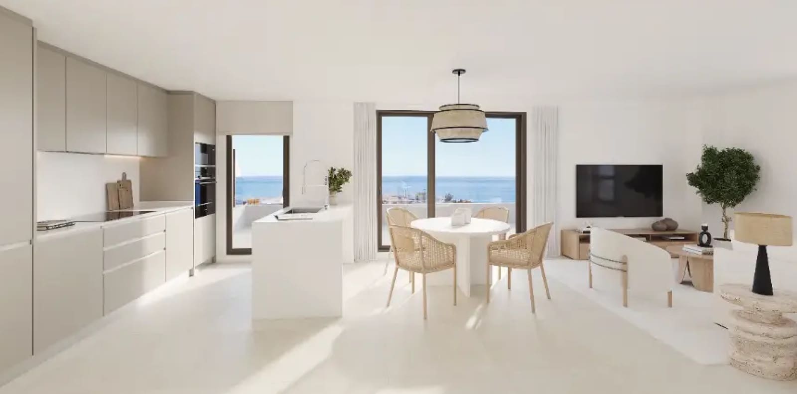 3 makuuhuone Huoneisto myytävänä paikassa La Villajoyosa / Vila Joiosa mukana uima-altaan 
autotalli - 520 000 € (Ref: 8940356)