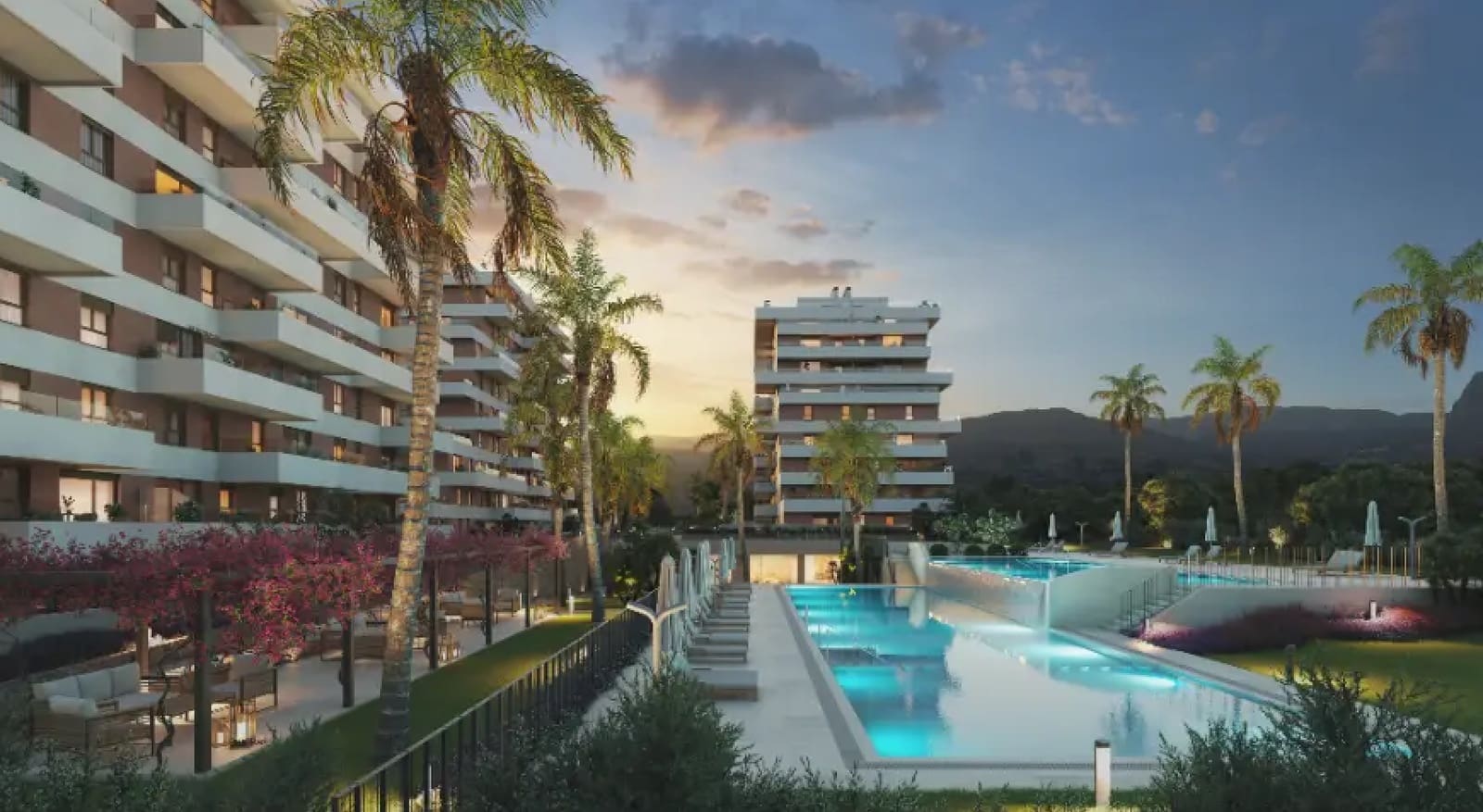 3 makuuhuone Huoneisto myytävänä paikassa La Villajoyosa / Vila Joiosa mukana uima-altaan 
autotalli - 520 000 € (Ref: 8940356)