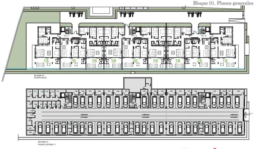 Apartamento de 2 habitaciones en Muchamiel / Mutxamel en venta con piscina garaje - 280.000 € (Ref: 8951748)