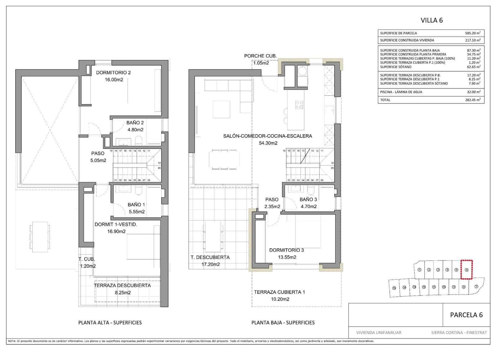 3 makuuhuone Huvila myytävänä paikassa Finestrat mukana uima-altaan 
autotalli - 1 065 000 € (Ref: 9024014)