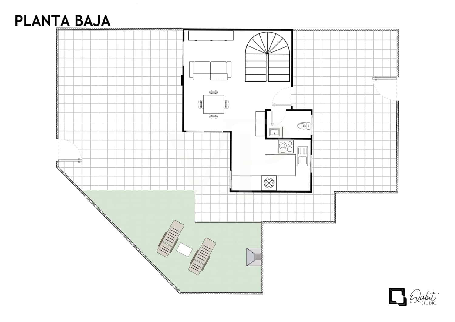 2 soveværelse Rækkehus til salg i Palm-Mar med swimmingpool - € 650.000 (Ref: 10030091)