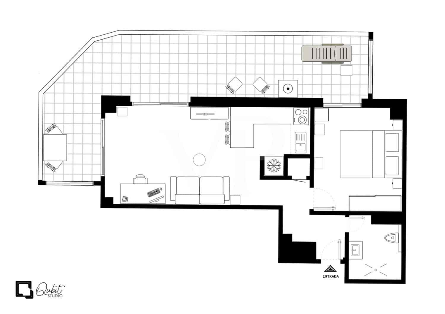 1 Zimmer Wohnung zu verkaufen in Los Cristianos mit Pool - 395.000 € (Ref: 10139184)