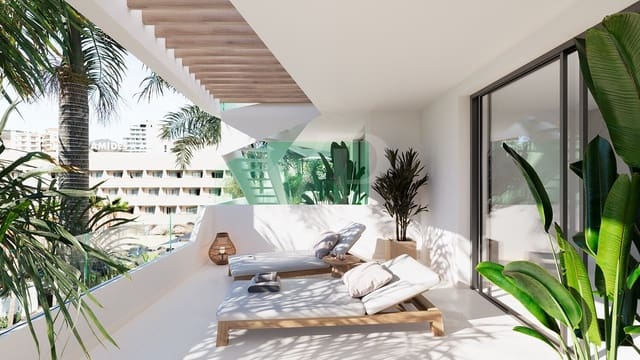 3 sypialnia Penthouse na sprzedaż w Los Cristianos, Arona z basenem garażem - 2 219 336 € (Ref: 10176383)