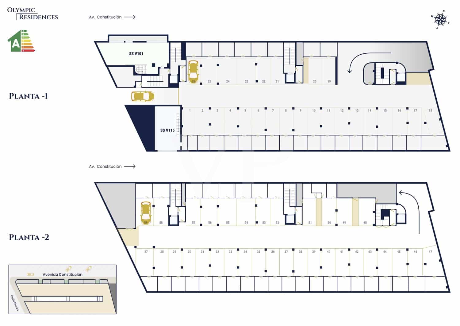 2 sovrum Lägenhet till salu i Adeje med garage - 387 800 € (Ref: 10184240)