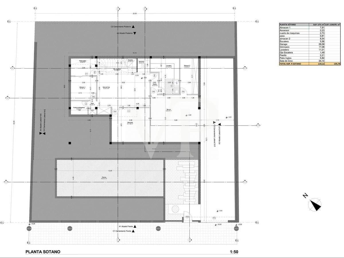 5 soveværelse Byhus til salg i Roque del Conde med swimmingpool - € 2.300.000 (Ref: 6910314)