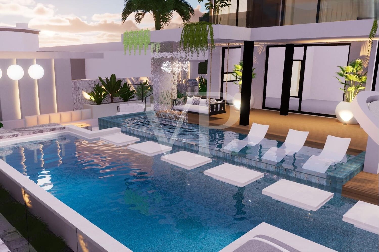 5 soveværelse Byhus til salg i Roque del Conde med swimmingpool - € 2.300.000 (Ref: 6910314)