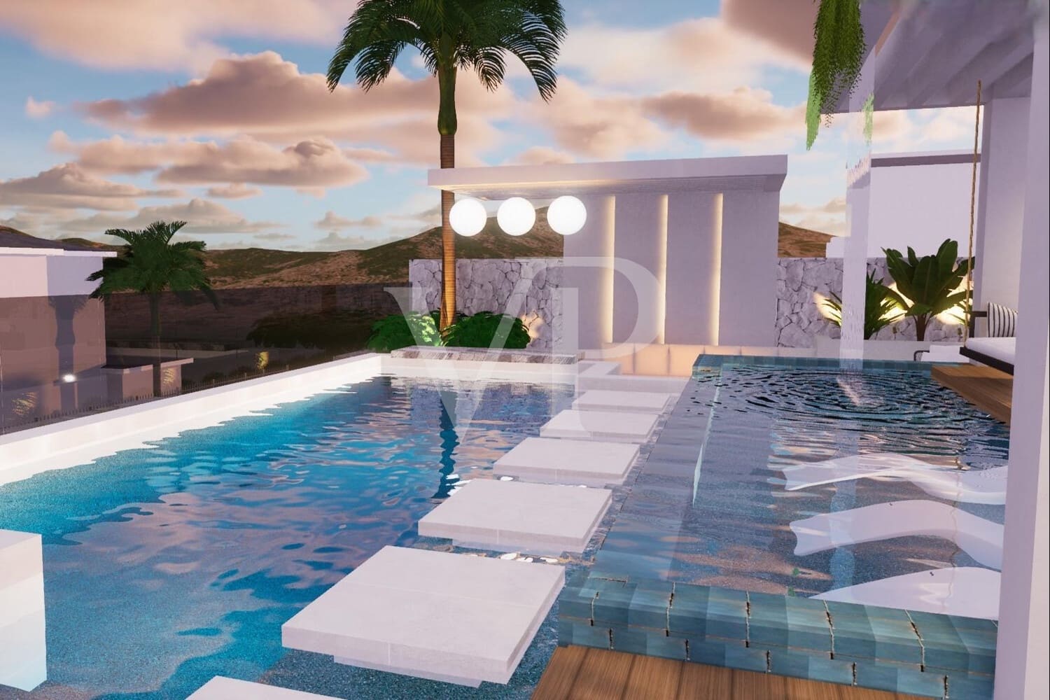 5 soveværelse Byhus til salg i Roque del Conde med swimmingpool - € 2.300.000 (Ref: 6910314)