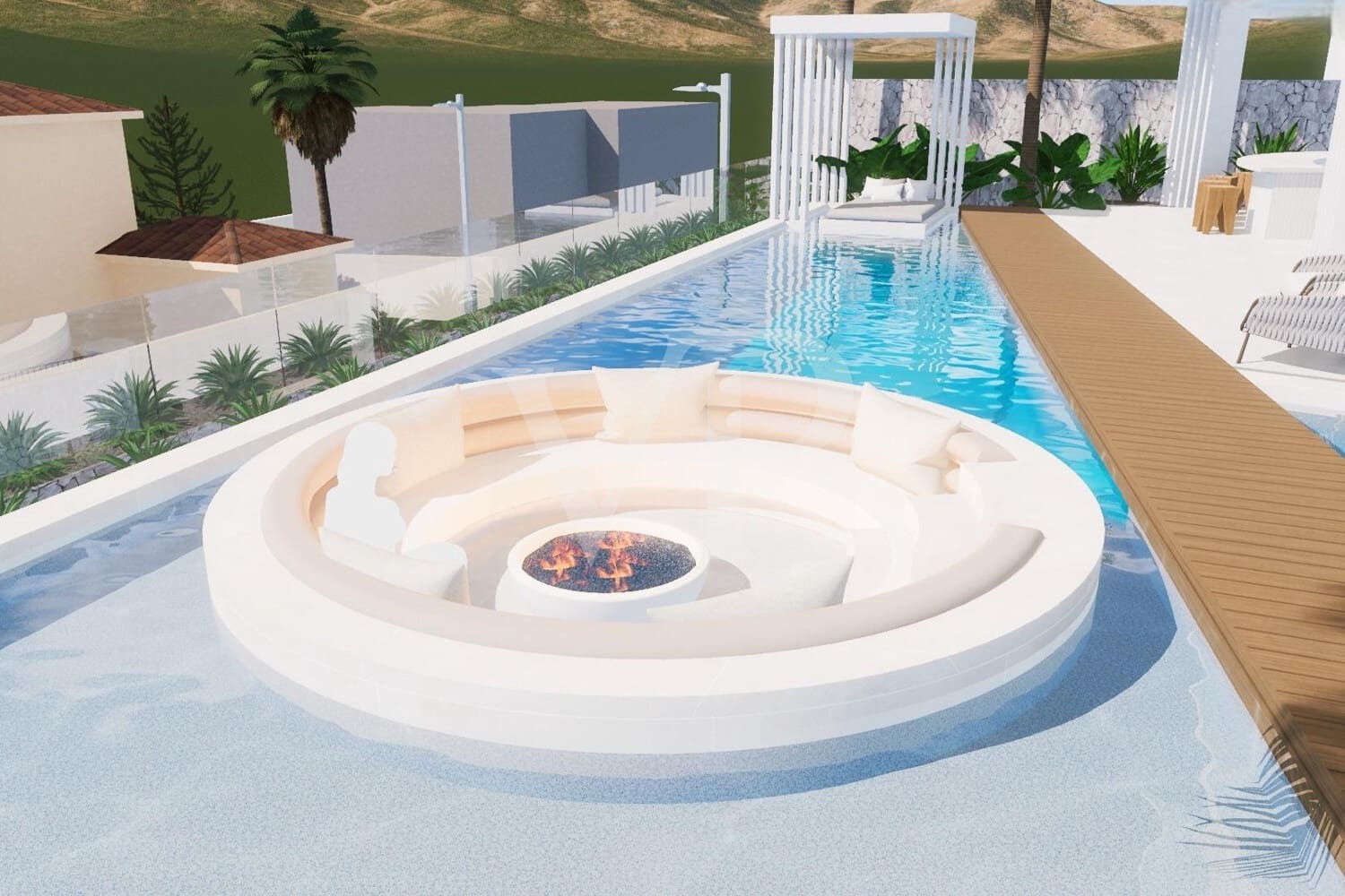 4 chambre Villa/Maison à vendre à Roque del Conde avec piscine - 2 600 000 € (Ref: 6932720)