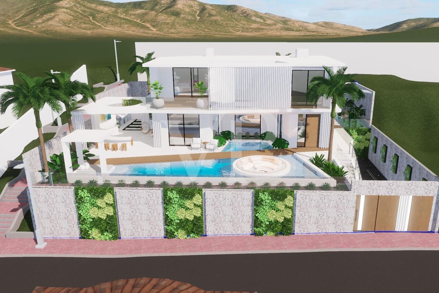 4 chambre Villa/Maison à vendre à Roque del Conde avec piscine - 2 600 000 € (Ref: 6932720)