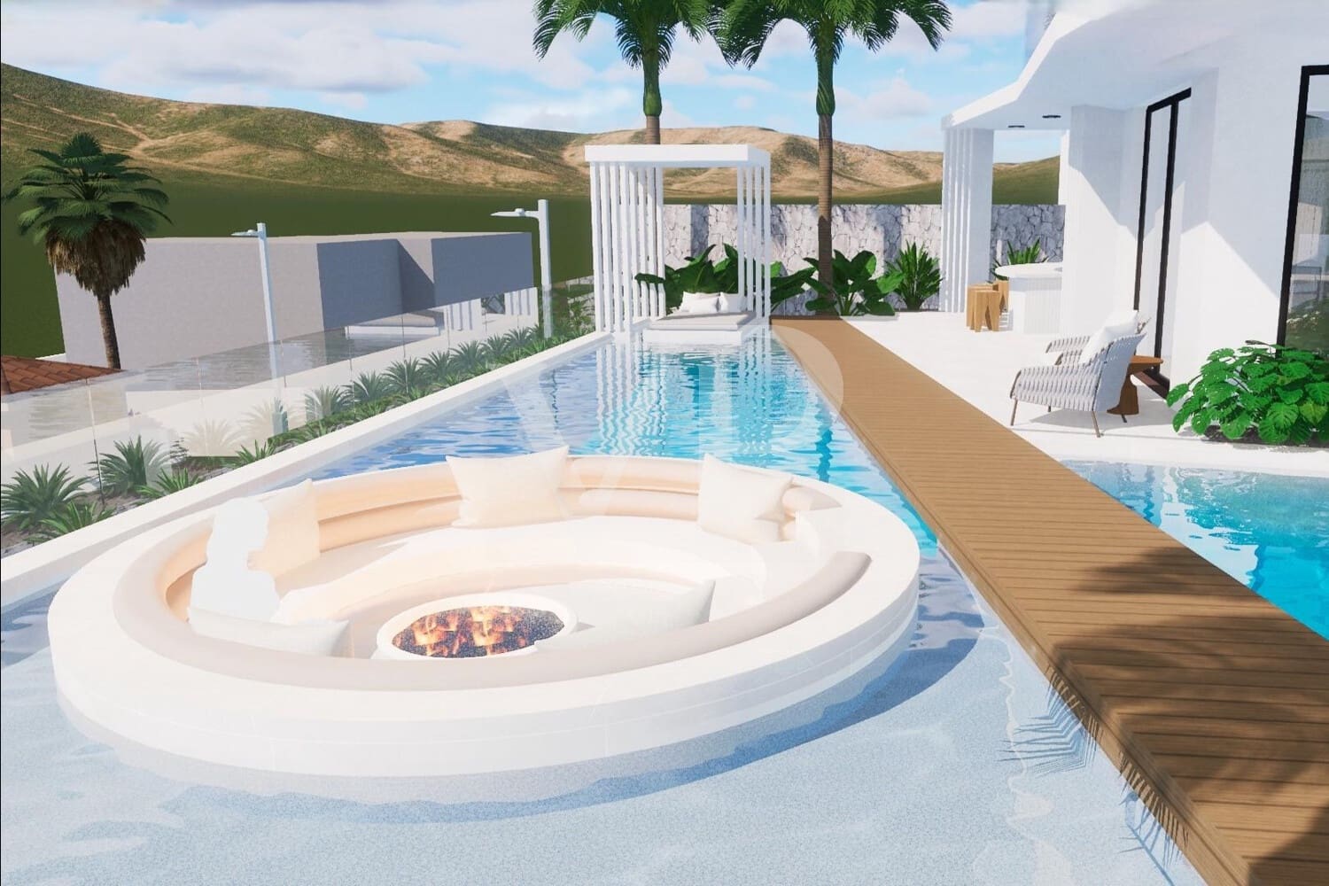 4 chambre Villa/Maison à vendre à Roque del Conde avec piscine - 2 600 000 € (Ref: 6932720)