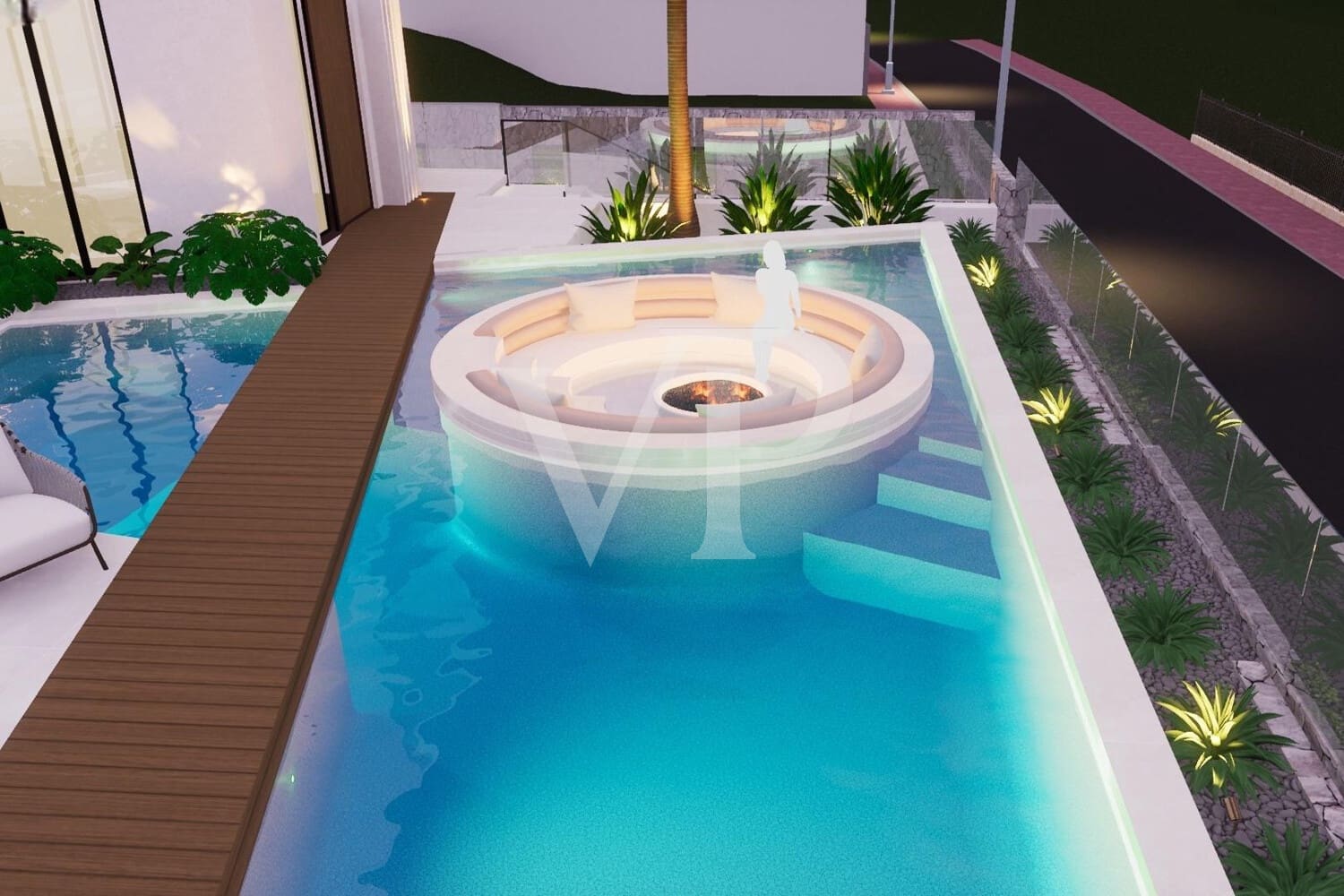 4 chambre Villa/Maison à vendre à Roque del Conde avec piscine - 2 600 000 € (Ref: 6932720)