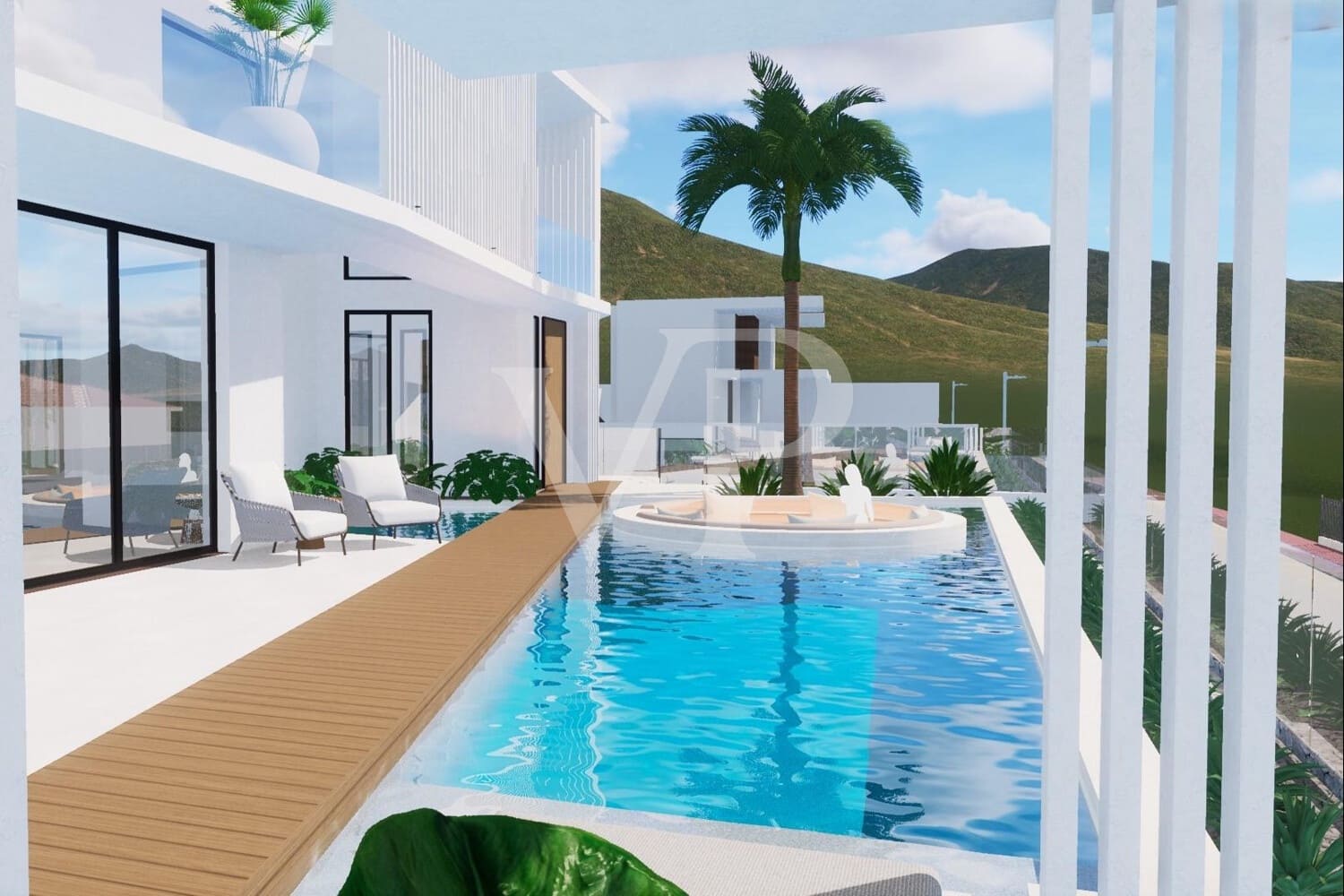 4 chambre Villa/Maison à vendre à Roque del Conde avec piscine - 2 600 000 € (Ref: 6932720)