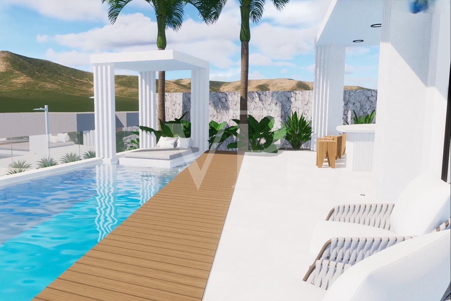 4 chambre Villa/Maison à vendre à Roque del Conde avec piscine - 2 600 000 € (Ref: 6932720)