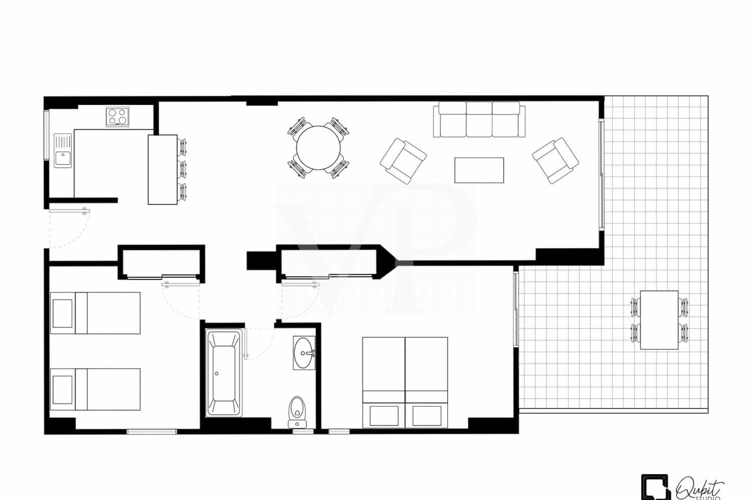 2 sypialnia Mieszkanie na sprzedaż w Costa Adeje z basenem - 399 000 € (Ref: 9236382)