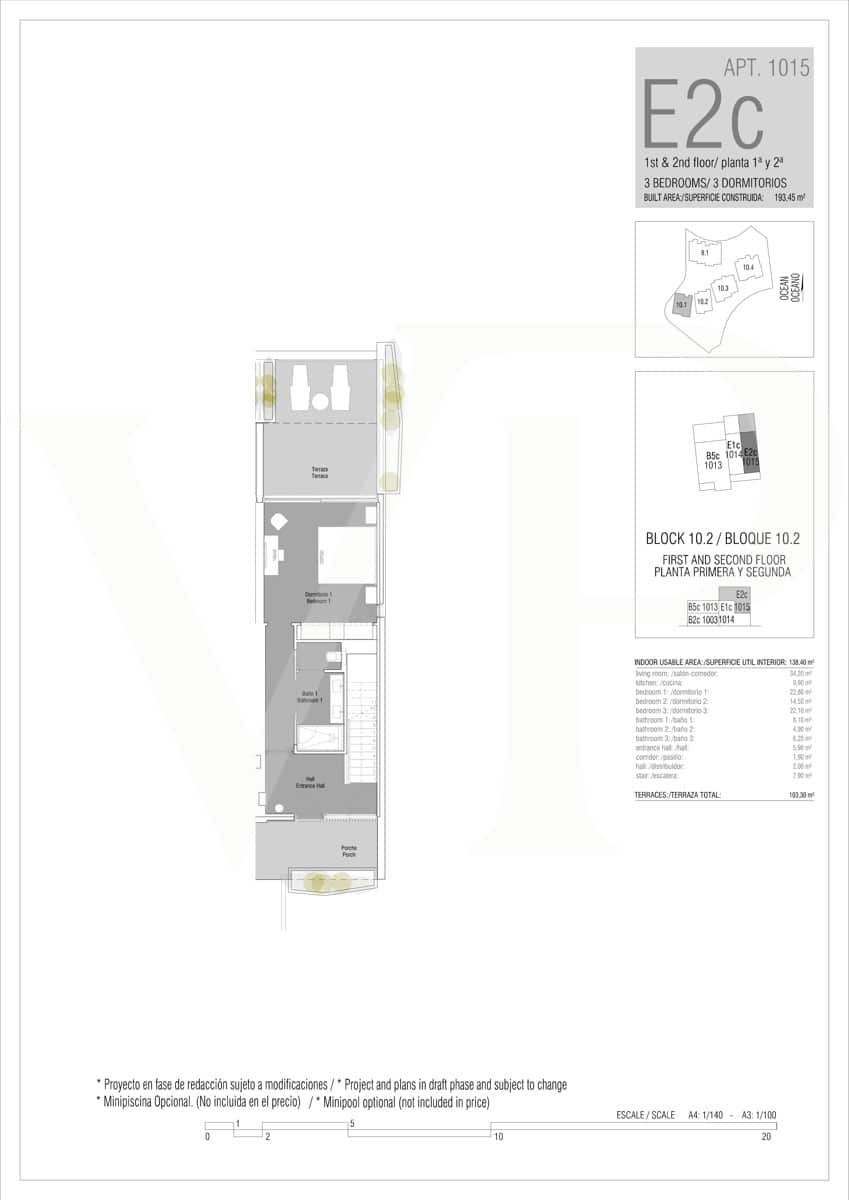 Piso de 3 habitaciones en Guía de Isora en venta con piscina - 1.479.000 € (Ref: 9403158)