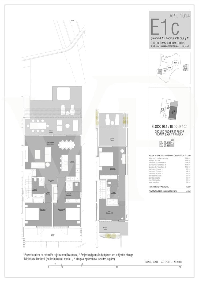 Piso de 3 habitaciones en Guía de Isora en venta con piscina - 1.479.000 € (Ref: 9403158)