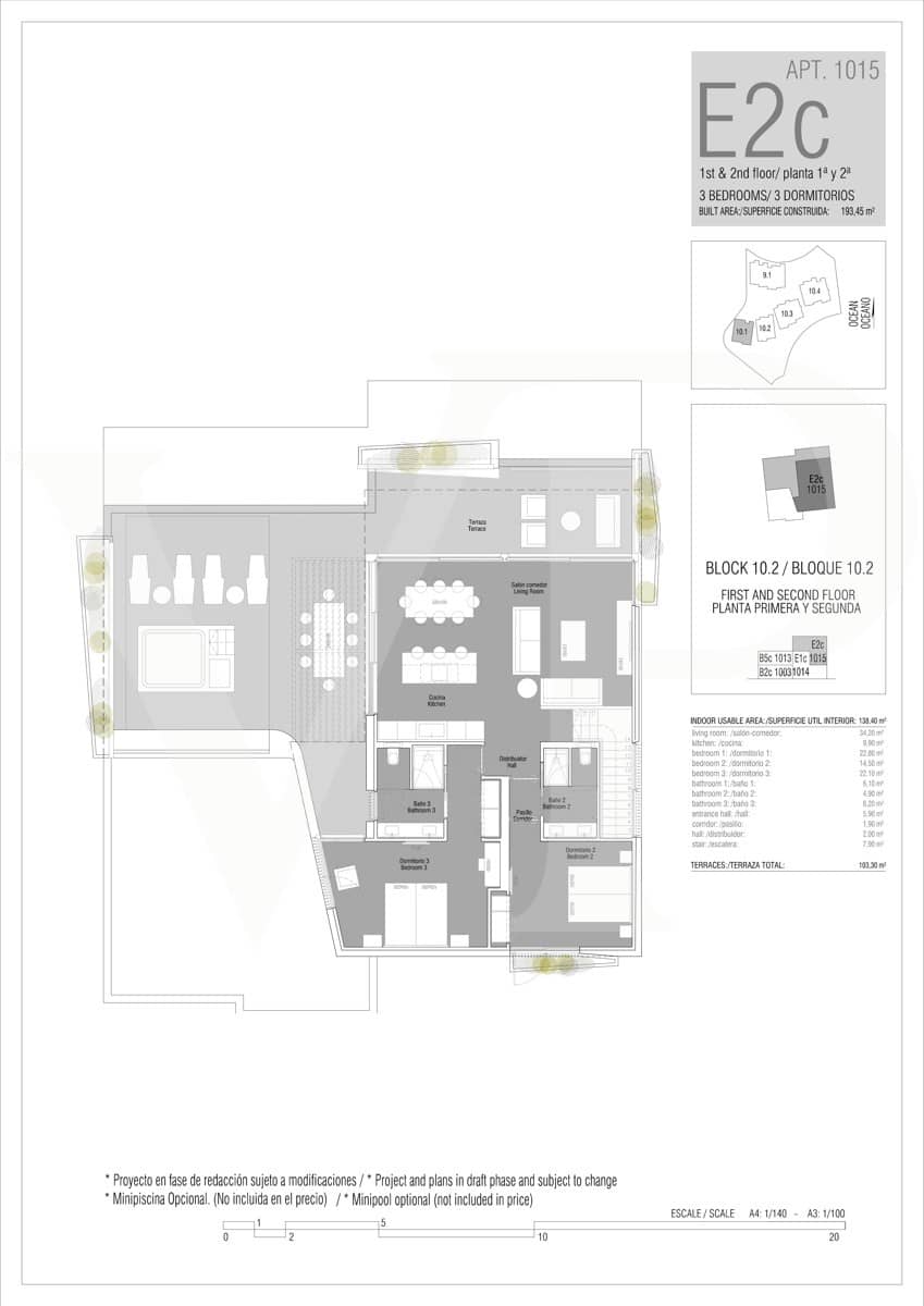 Piso de 3 habitaciones en Guía de Isora en venta con piscina - 1.479.000 € (Ref: 9403158)
