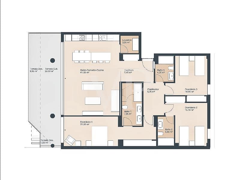 3 bedroom Flat for sale in Playa San Juan - € 1,005,000 (Ref: 9406395)