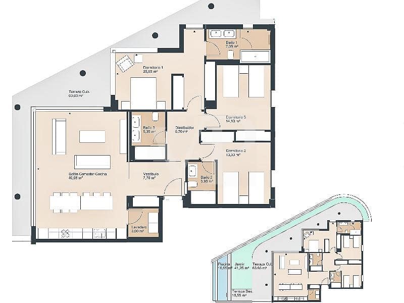 3 bedroom Flat for sale in Playa San Juan - € 1,005,000 (Ref: 9406395)