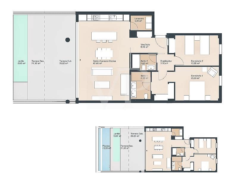 2 slaapkamer Flat te koop in Playa San Juan - € 930.000 (Ref: 9406396)