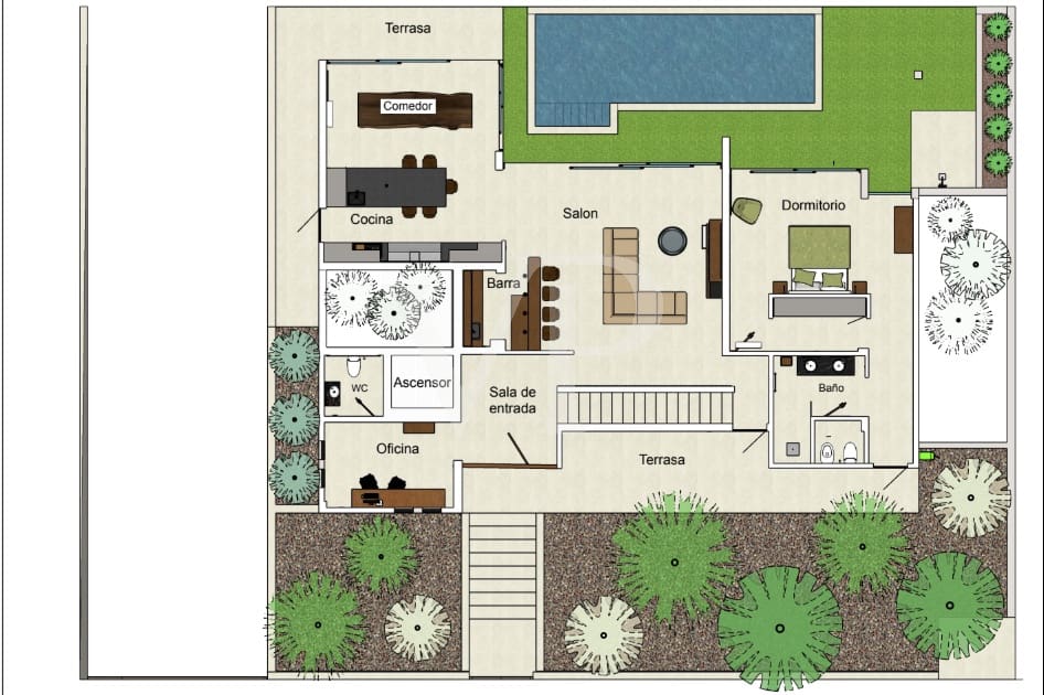 5 camera da letto Casa in vendita in Adeje con piscina - 5.900.000 € (Rif: 9481938)