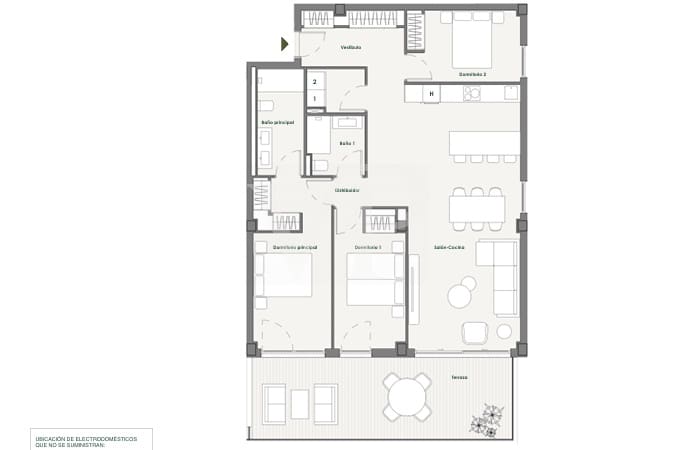 3 chambre Appartement à vendre à Callao Salvaje avec piscine - 728 000 € (Ref: 9543112)