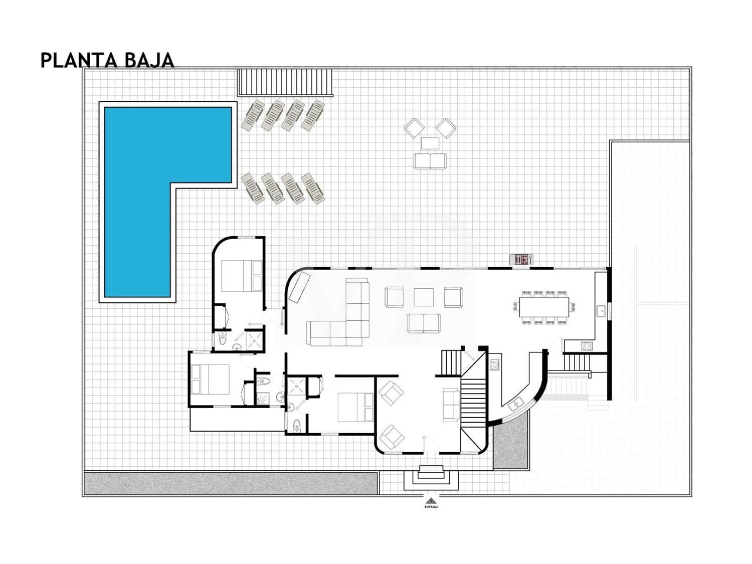 8 Zimmer Villa zu verkaufen in Roque del Conde mit Pool - 1.350.000 € (Ref: 9627409)