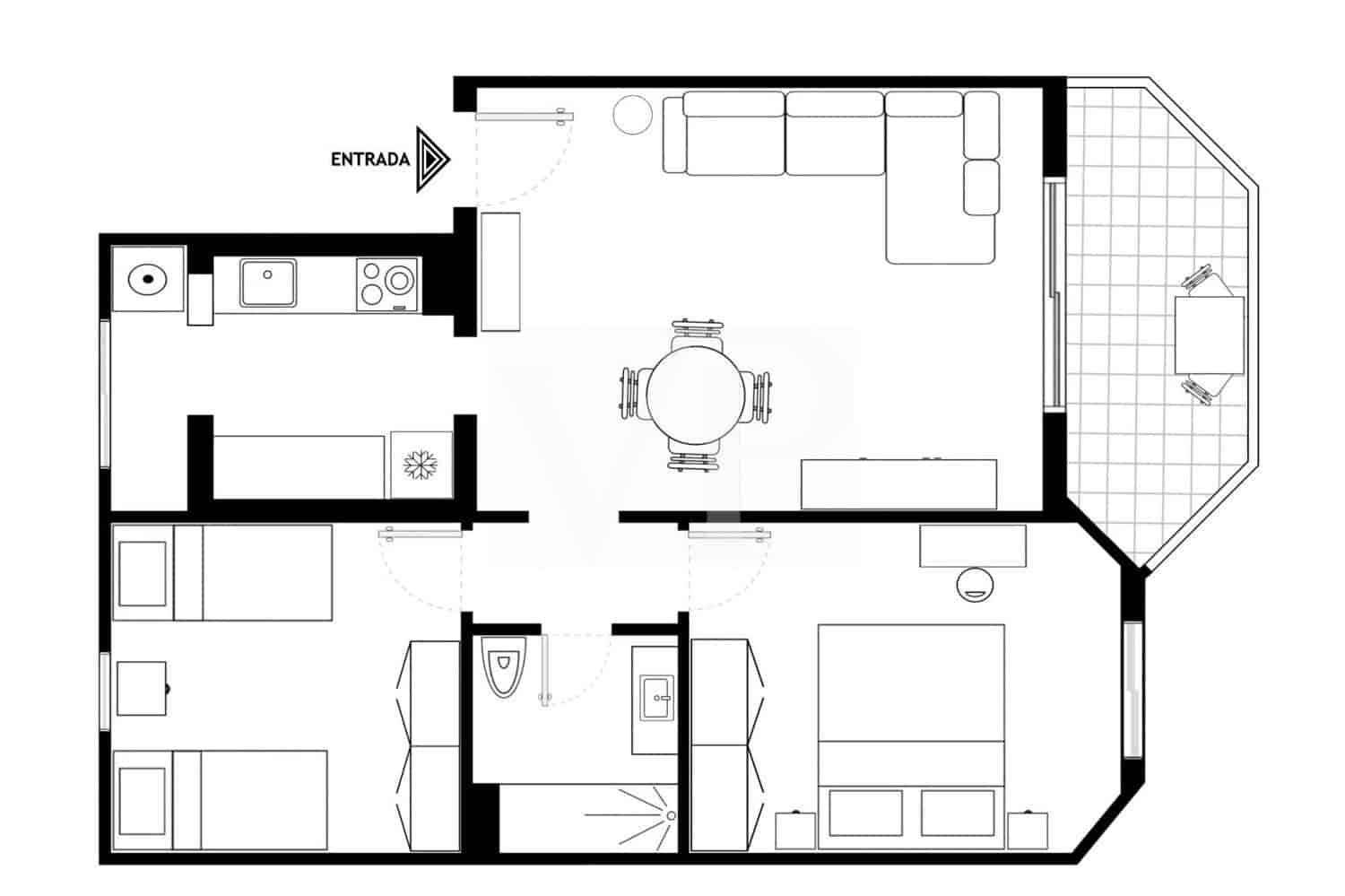 2 soveværelse Penthouse til salg i Costa Adeje med swimmingpool - € 355.000 (Ref: 9700481)