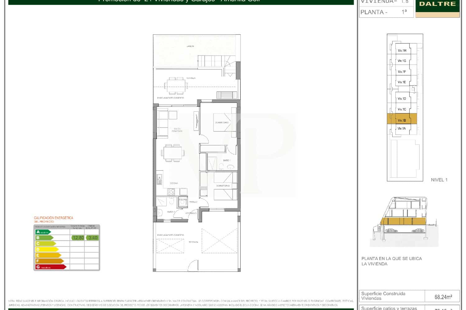 2 bedroom Flat for sale in Amarilla Golf with pool - € 430,000 (Ref: 9836178)
