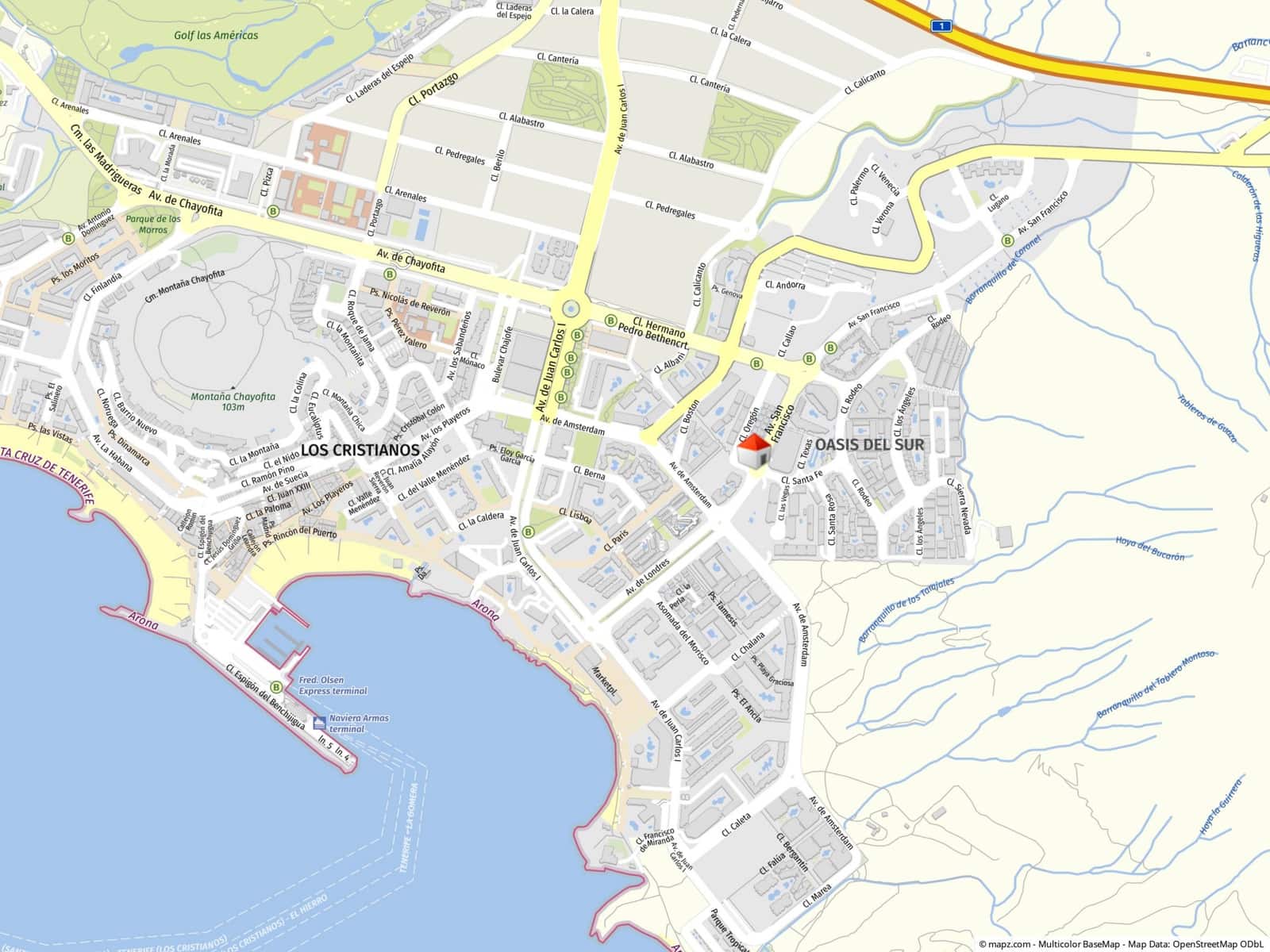 1 bedroom Flat for sale in Los Cristianos - € 339,086 (Ref: 9859917)