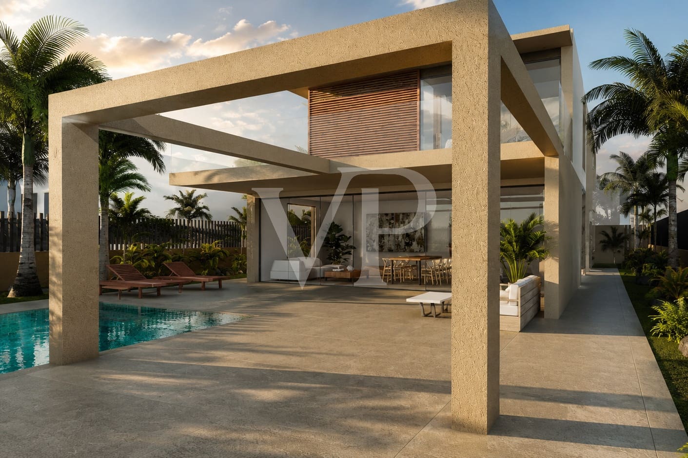 4 chambre Villa/Maison à vendre à Palm-Mar avec piscine - 1 750 000 € (Ref: 9964900)