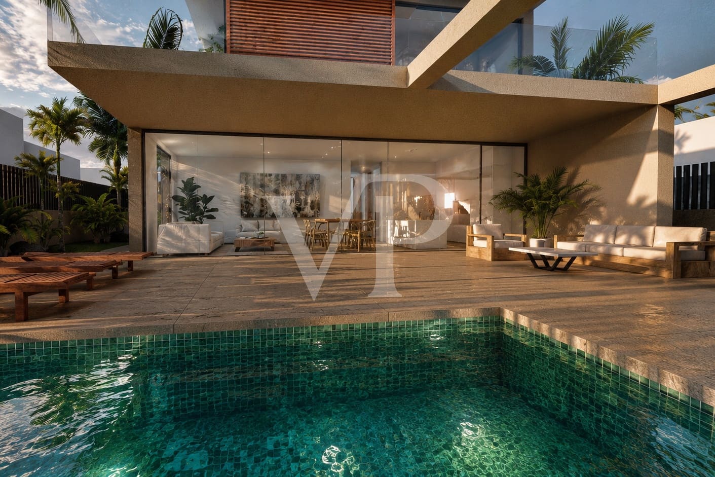 4 chambre Villa/Maison à vendre à Palm-Mar avec piscine - 1 750 000 € (Ref: 9964900)
