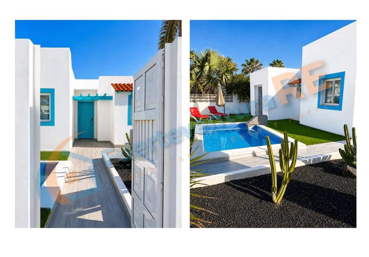 2 sovrum Villa till salu i Corralejo med pool - 1 250 000 € (Ref: 10001305)