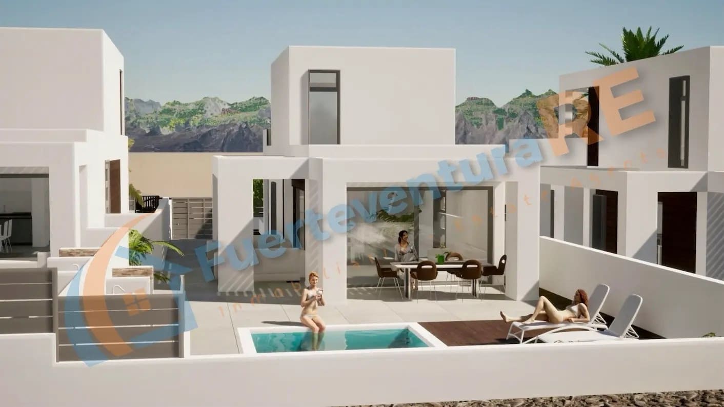 Chalet de 3 habitaciones en Corralejo en venta con piscina garaje - 520.000 € (Ref: 9388654)