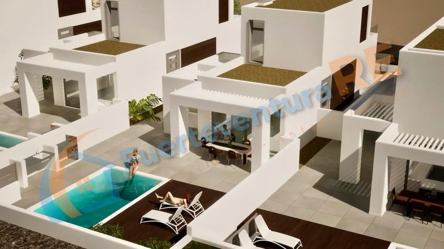Chalet de 3 habitaciones en Corralejo en venta con piscina garaje - 520.000 € (Ref: 9388654)