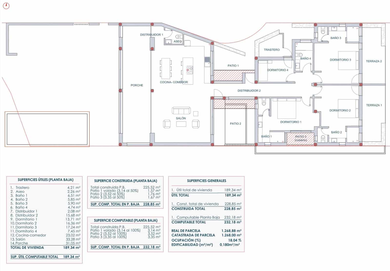 4 bedroom Villa for sale in Lajares with pool garage - € 670,000 (Ref: 9637207)