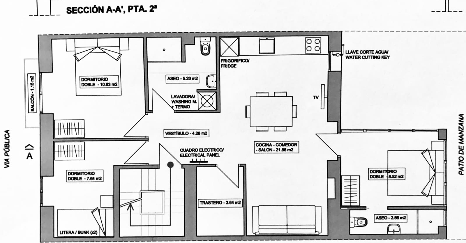 3 Zimmer Wohnung zu verkaufen in Valencia Stadt - 390.000 € (Ref: 9893161)