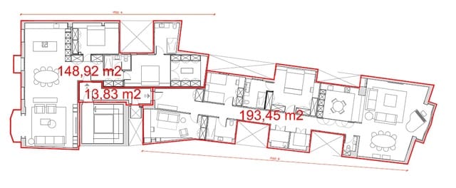 Lejlighed til salg i Valencia by - € 1.950.000 (Ref: 9893168)