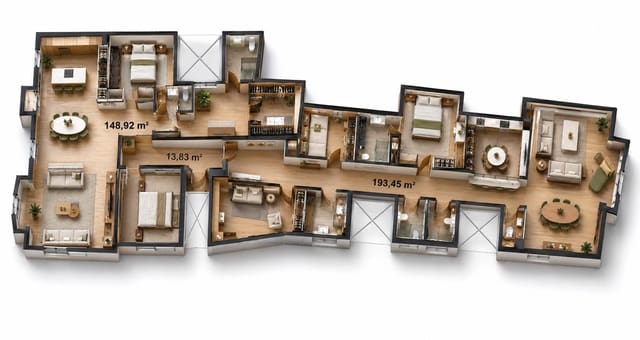 Leilighet til salgs i Valencia by - € 1 950 000 (Ref: 9893168)