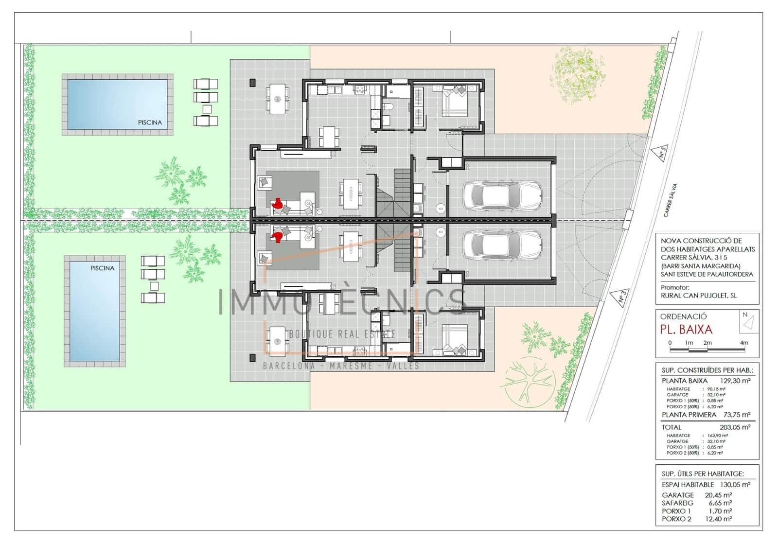4 soverom Rekkehus til salgs i Sant Esteve de Palautordera med svømmebasseng garasje - € 590 000 (Ref: 9602735)