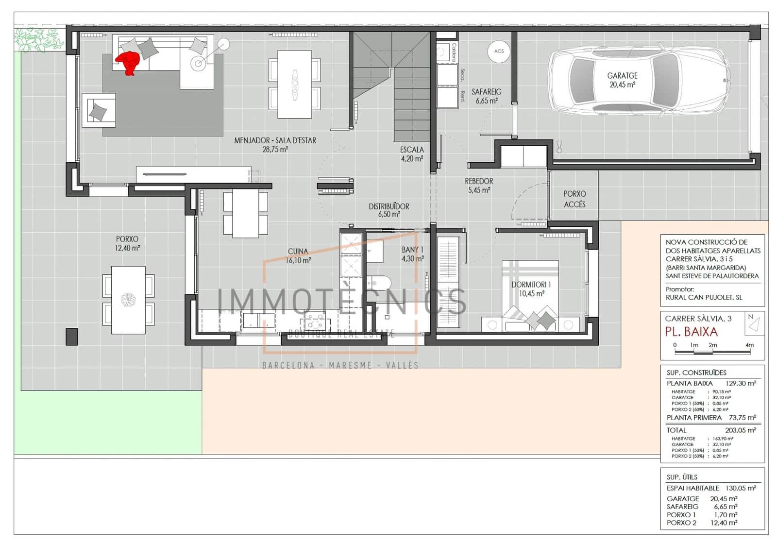 4 soverom Rekkehus til salgs i Sant Esteve de Palautordera med svømmebasseng garasje - € 590 000 (Ref: 9602735)