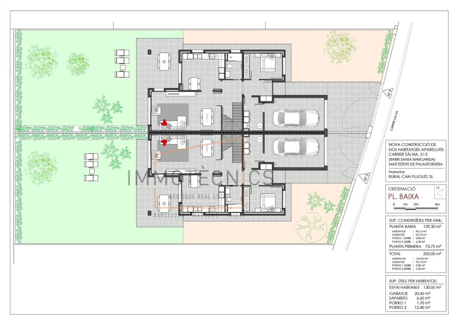 4 soverom Rekkehus til salgs i Sant Esteve de Palautordera med svømmebasseng garasje - € 590 000 (Ref: 9602735)