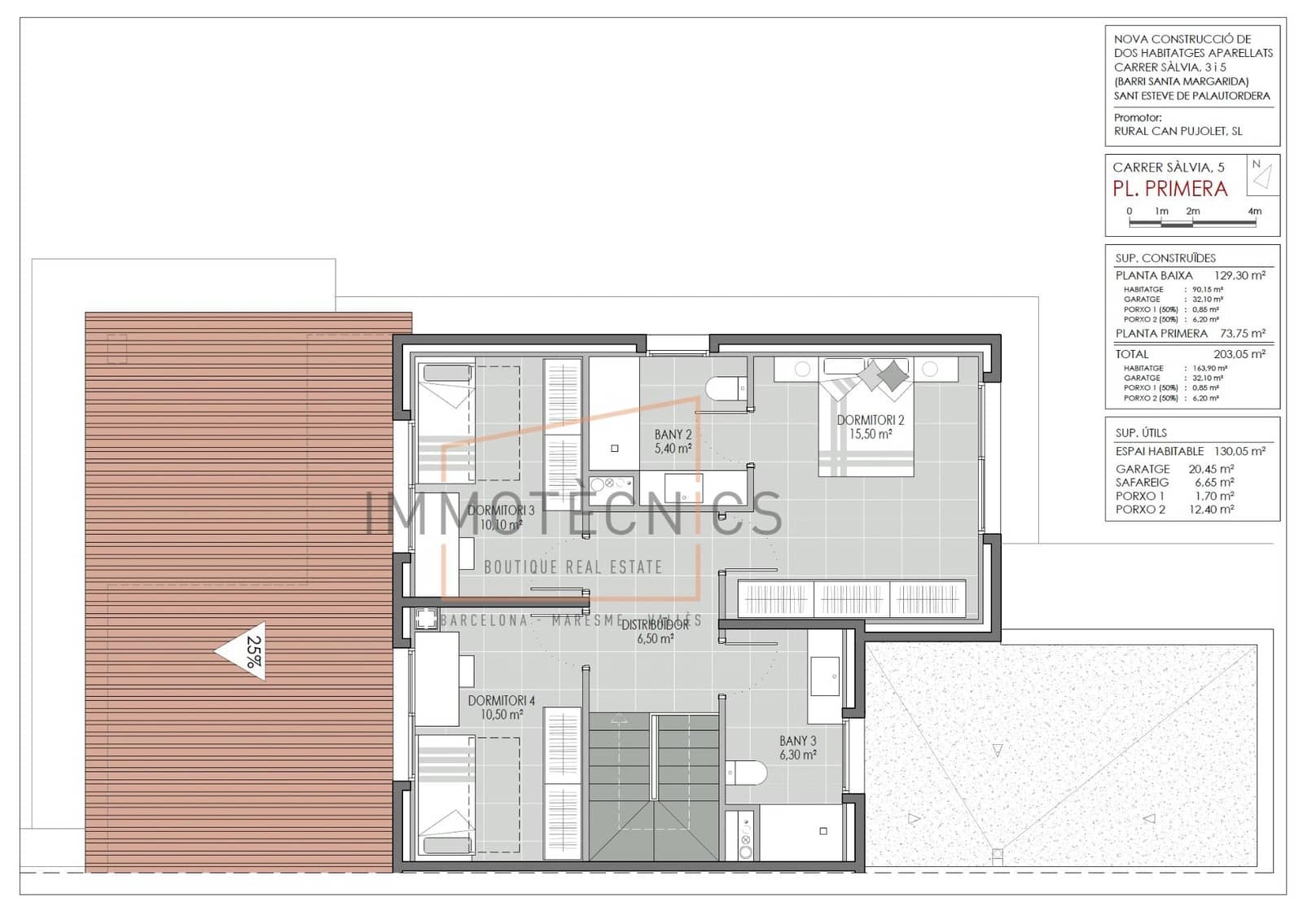 4 soverom Rekkehus til salgs i Sant Esteve de Palautordera med svømmebasseng garasje - € 590 000 (Ref: 9602735)