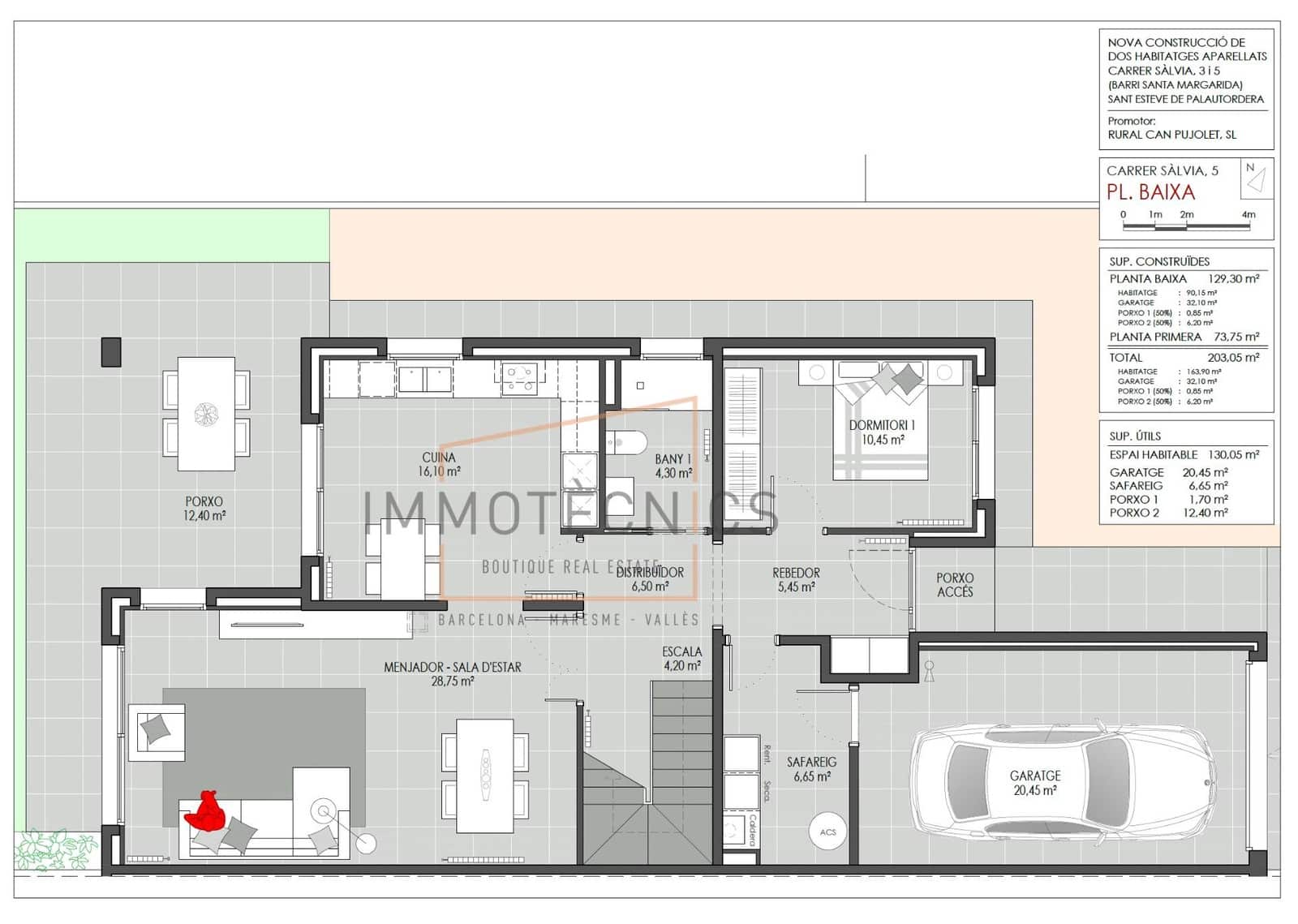 4 soverom Rekkehus til salgs i Sant Esteve de Palautordera med svømmebasseng garasje - € 590 000 (Ref: 9602735)