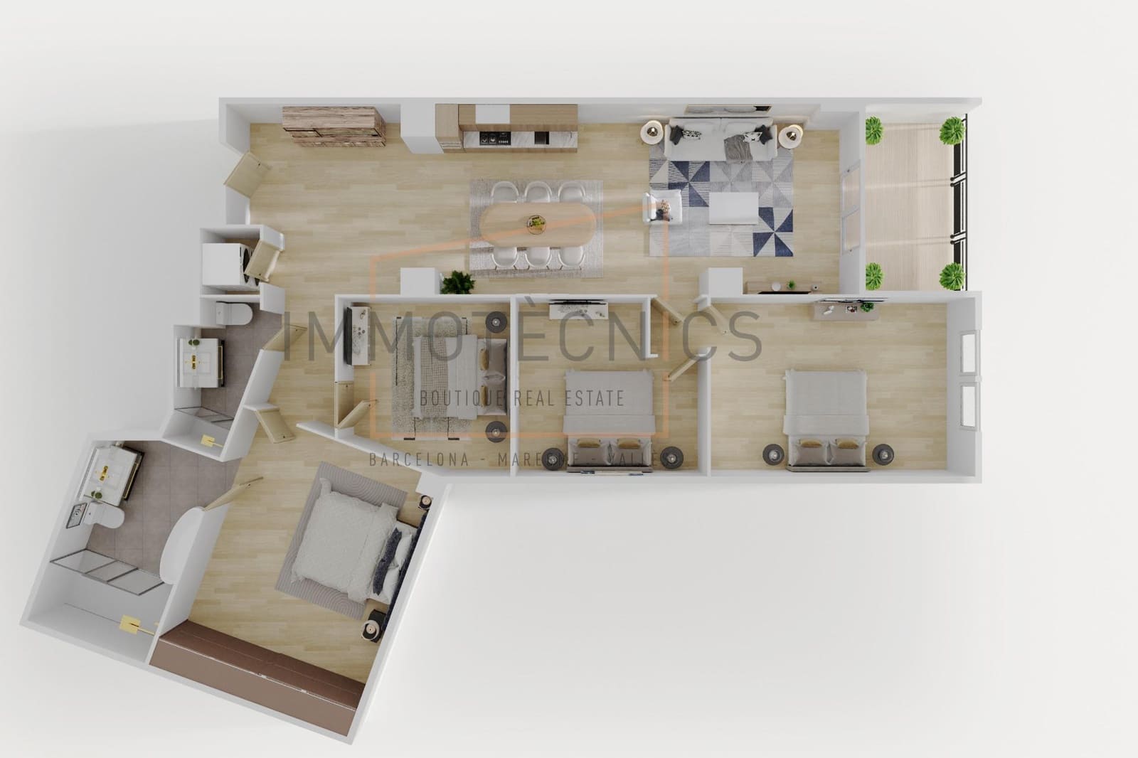 4 sypialnia Mieszkanie na sprzedaż w Miasto Barcelona - 475 000 € (Ref: 9602761)