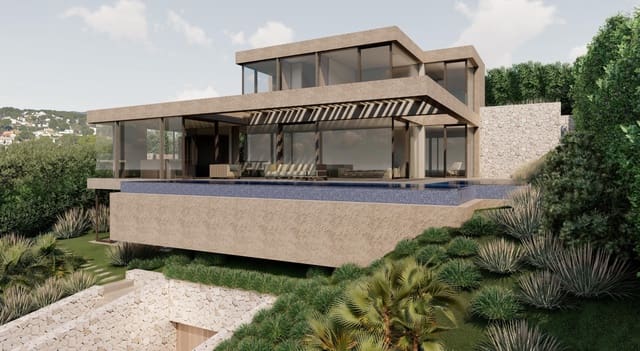 5 sypialnia Willa na sprzedaż w El Portet - Pla de Mar, Teulada-Moraira z basenem garażem - 6 500 000 € (Ref: 9130374)