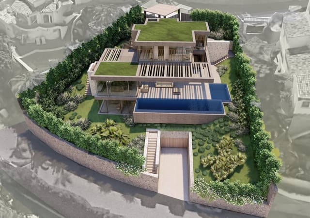 5 sypialnia Willa na sprzedaż w El Portet - Pla de Mar, Teulada-Moraira z basenem garażem - 6 500 000 € (Ref: 9130374)