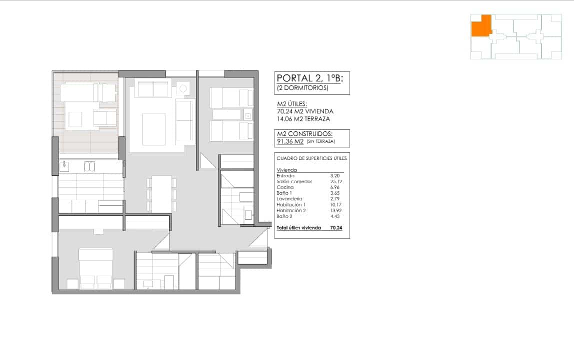 2 makuuhuone Huoneisto myytävänä paikassa Javea / Xabia mukana uima-altaan - 345 000 € (Ref: 9503169)