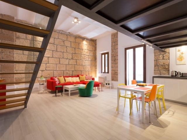 1 soveværelse Loft til leje i Sant Nicolau, Palma de Mallorca - € 1.500 (Ref: 9166070)